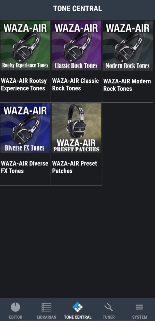 BOSS WAZA-AIr App screenshot