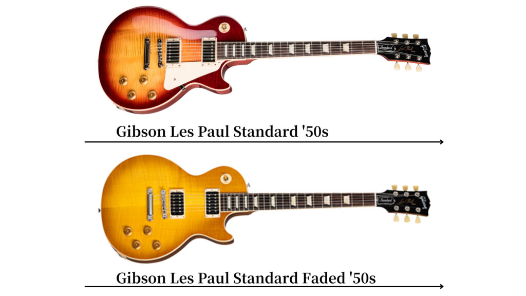 Gibson Les Paul Standard 50s vs Les Paul Standard Faded 50s