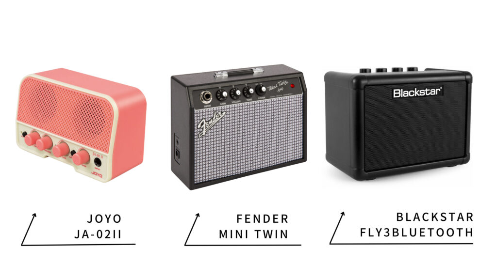 comparison with Fender mini twin & Blackstar Fly3 Bluetooth