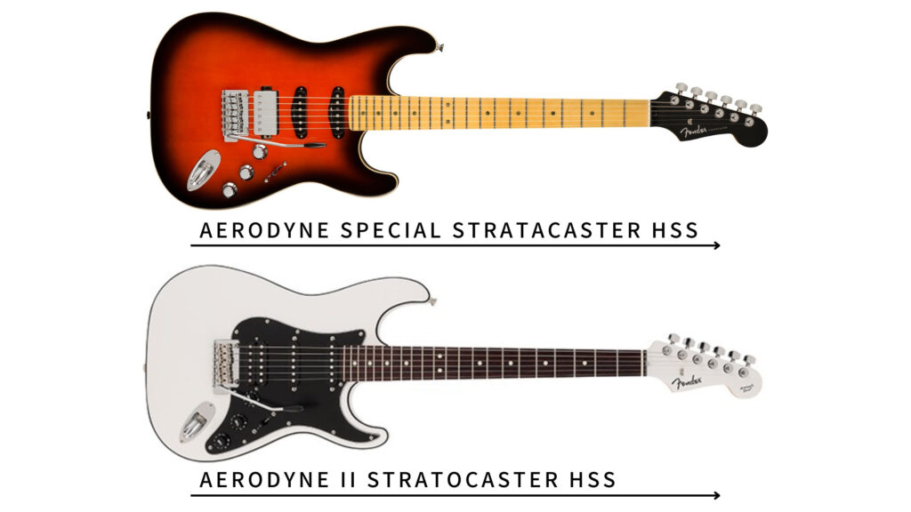 Fender Aerodyne Special vs. Aerodyne II