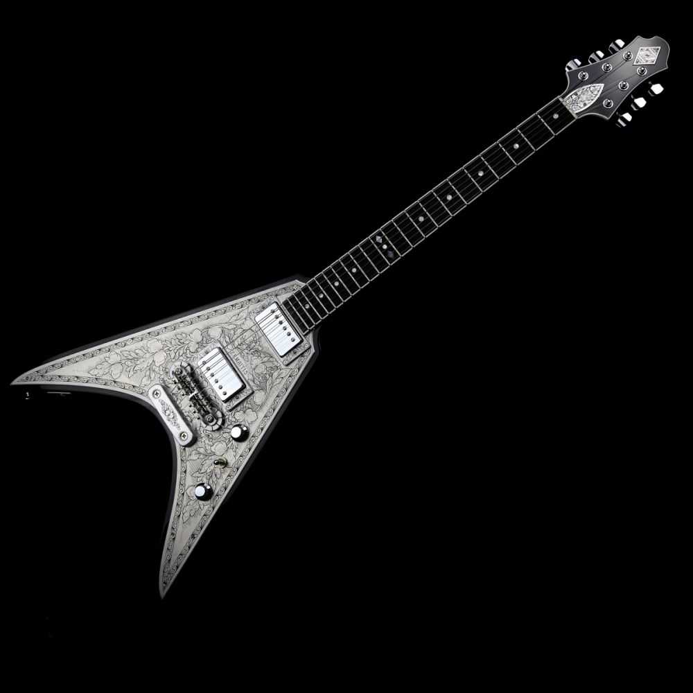 grassroots flying V 抜け殻 国産ゼマティスVシェイプ復活！Zemaitis MFGV22 BLK│楽器屋店員