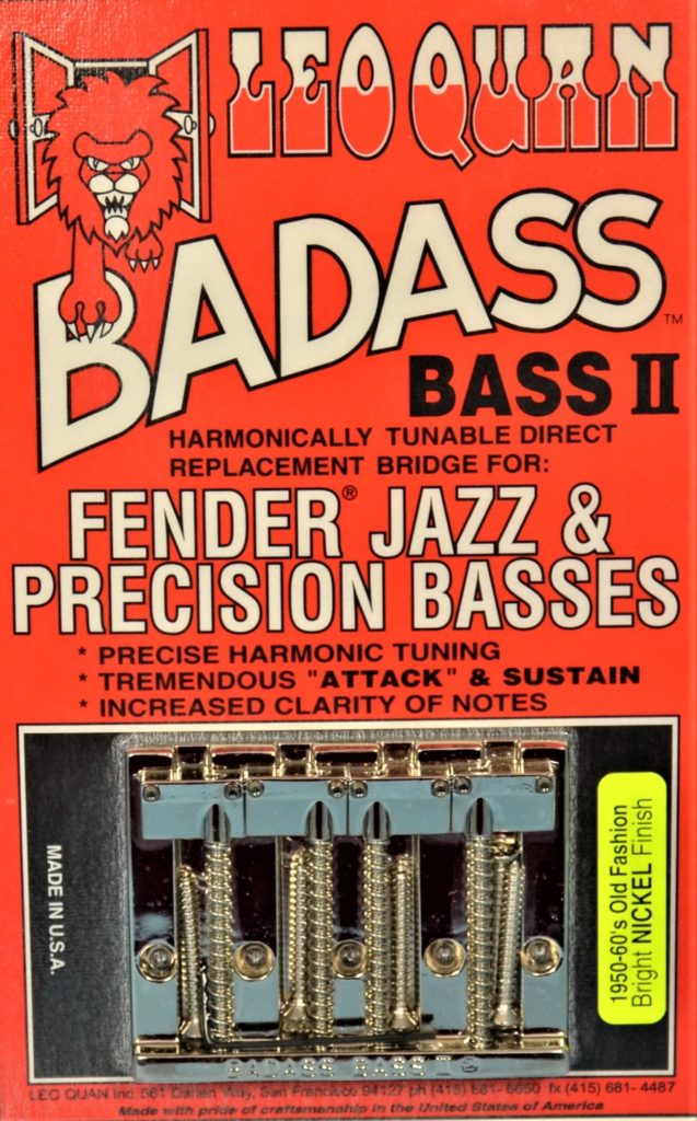 BADASS BASS Ⅱ ベースブリッジ ゴールド - 楽器、器材