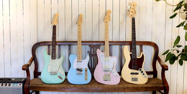 【開封済】Fender Korg Perl ミニチュアコレクション コンプセット ガシャポン(R)新シリーズ『1/12 SCALE MINIATURE SERIES』が登場