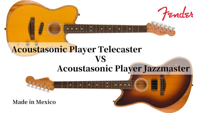 メキシコ製 Acoustasonic Player Telecaster / Jazzmaster違い比較