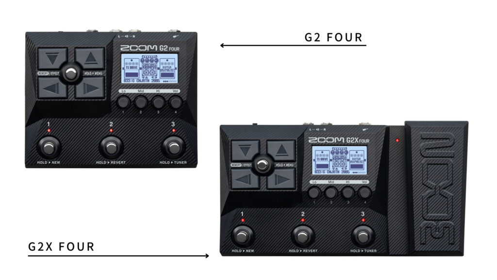 ZOOM　g2four　(２個目) G2FOUR & G2X FOUR Effects & Amp Emulator | ZOOM