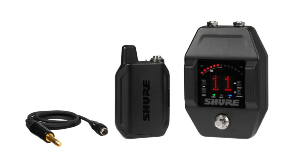 SHURE GLX-D+ デジタルワイヤレスギターペダルシステム SHURE】旧モデルから更にバージョンアップを遂げたギターペダル